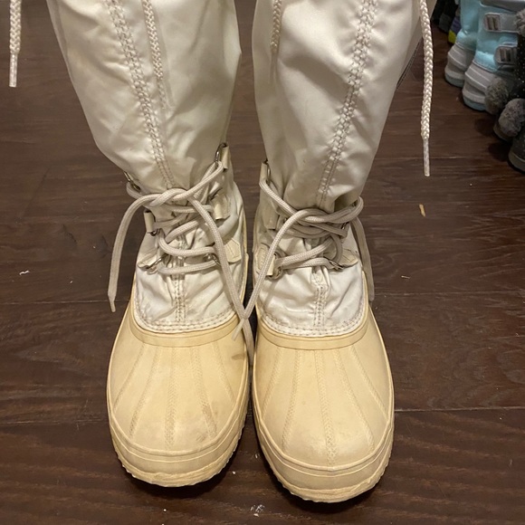 Sorel vintage white Snowlion Snow/ski boots - Picture 2 of 14